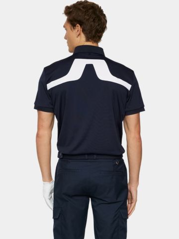 J.Lindeberg KV Reg Fit TX Jersey polo s krátkými rukávy, tmavě modré