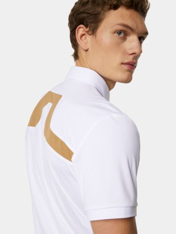 J.Lindeberg KV Reg Fit TX Jersey polo s krátkými rukávy bílý