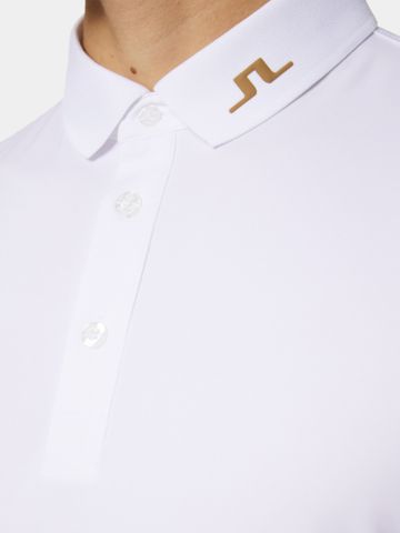 J.Lindeberg KV Reg Fit TX Jersey polo s krátkými rukávy bílý