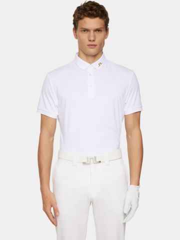 J.Lindeberg KV Reg Fit TX Jersey Polo s krátkým rukávem, bílé