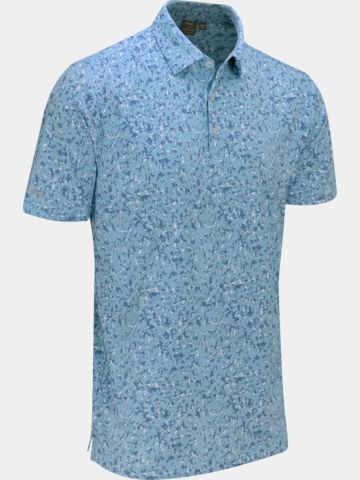 Ping Gilmore Halbarm Polo blau