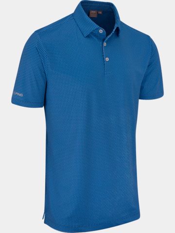 Ping Gilmore Halbarm Polo kobalt