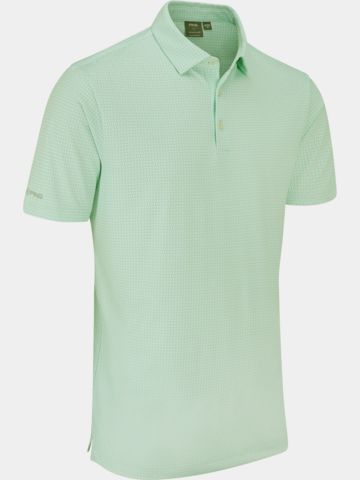 Ping Gilmore Halbarm Polo hellgrün