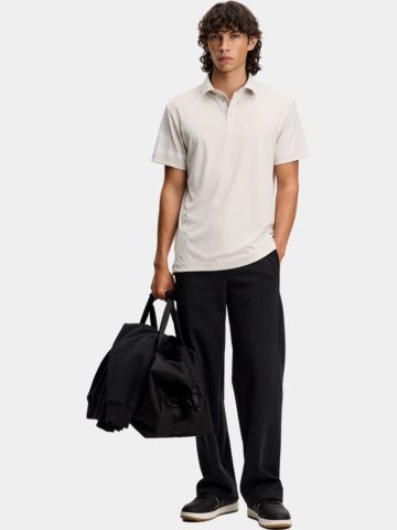 J.Lindeberg HEATH POLO Halbarm Polo beige