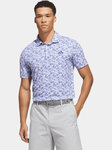 adidas ULT FTHRWEIGHT Halbarm Polo blau