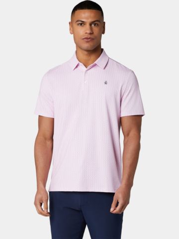 Penguin SS PETES BOW TIE POL Halbarm Polo rosa