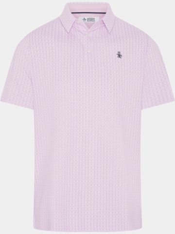 Penguin SS PETES BOW TIE POL Halbarm Polo rosa