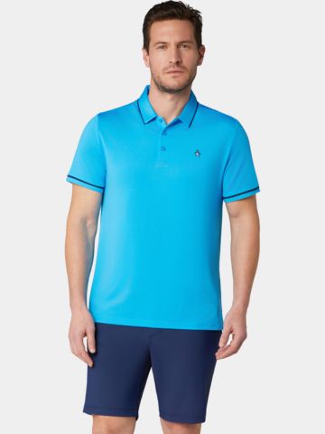 Penguin VC SS SOLID Halbarm Polo blau