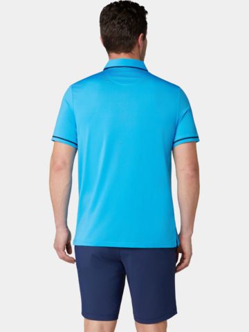 Penguin VC SS SOLID Halbarm Polo blau