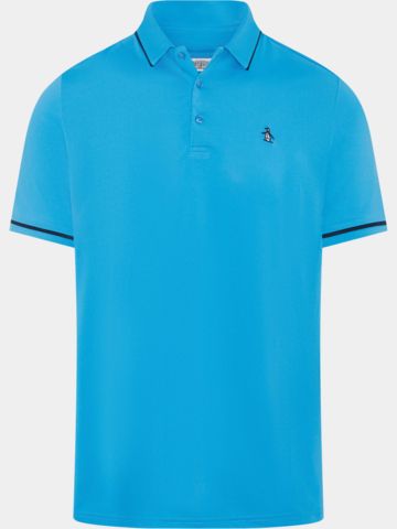 Penguin VC SS SOLID Halbarm Polo blau
