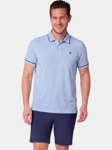 Penguin VC SS SOLID Halbarm Polo lila