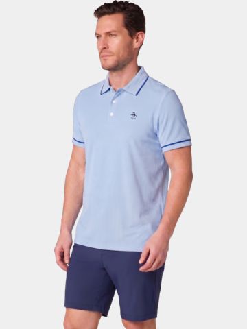 Penguin VC SS SOLID Halbarm Polo lila