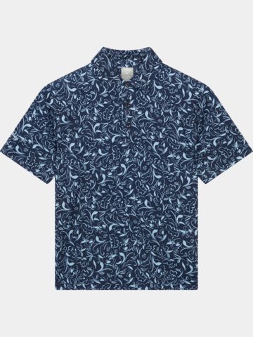 Callaway EMEA BOYS SS FLORAL Polo s krátkými rukávy námořnická modrá