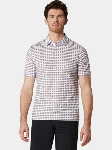 Callaway EMEA SS ONE PIMENTO Halbarm Polo weiß