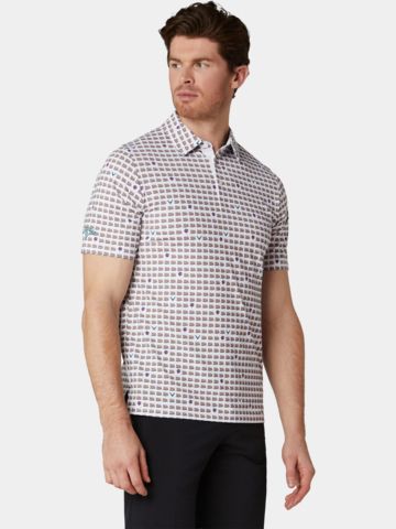Callaway EMEA SS ONE PIMENTO Halbarm Polo weiß