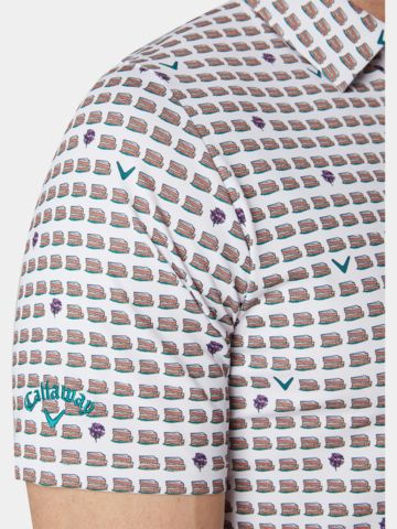 Callaway EMEA SS ONE PIMENTO Halbarm Polo weiß